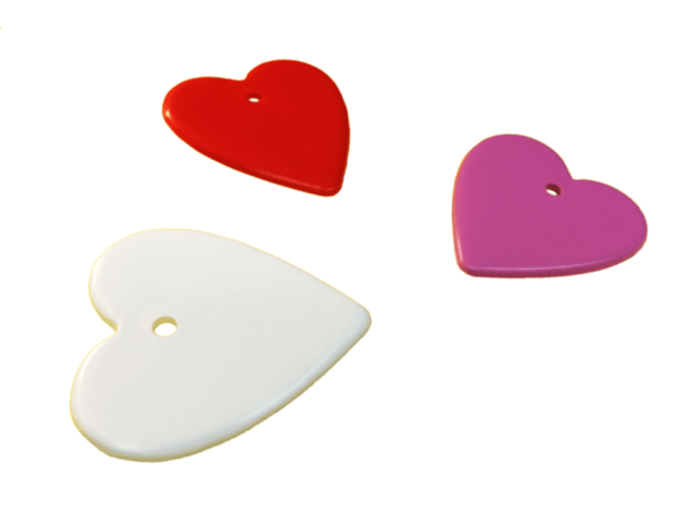 8 gram plain hearts